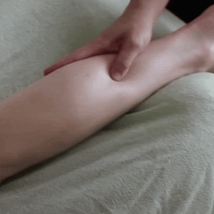 Calf massage therapy near Royal Hotel Deira